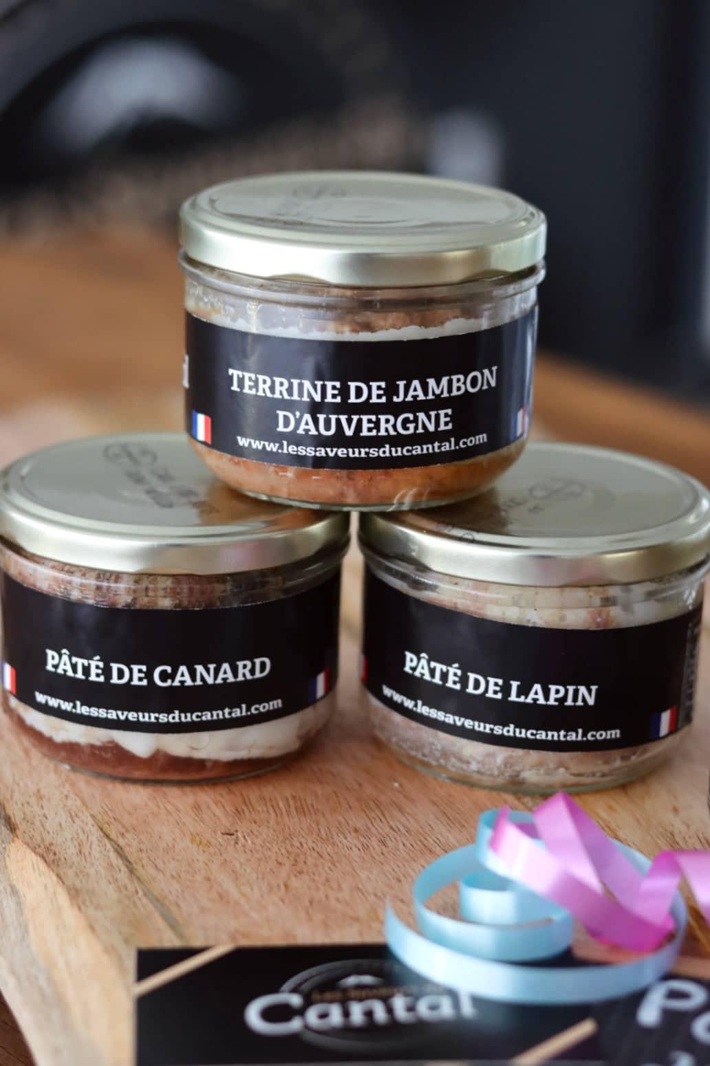 Coffret Charcuteries : 5 pâtés aux gouts différents 😋 – Les Saveurs du  Cantal