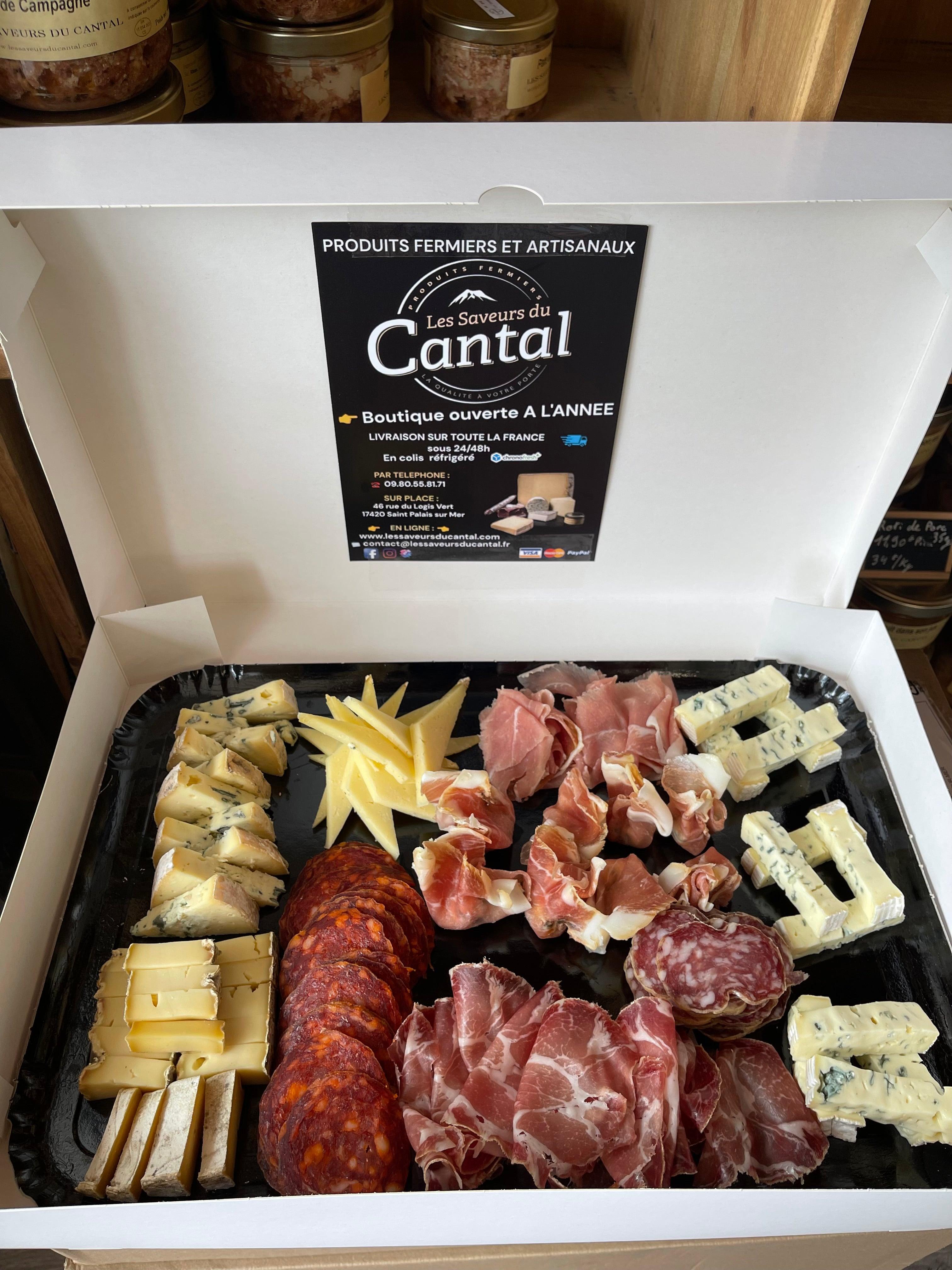 Box Apéro : fromages et charcuteries traditionnels du Cantal – Les Saveurs  du Cantal